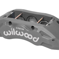 Wilwood Caliper-TX6R- R/H - Clear 1.75/1.62/1.62in Pistons 1.38in Disc