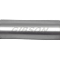 Gibson SFT Superflow Offset/Offset Round Muffler - 8x24in/3in Inlet/3in Outlet - Stainless