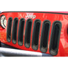 Rugged Ridge Grille Inserts Black 07-18 Jeep Wrangler