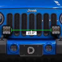 Diode Dynamics Jeep JK SS5 CrossLink Bumper Lightbar Kit Sport Combo