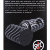 AEM Dryflow 3.5in. X 7in. Round Tapered Air Filter