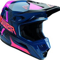 Answer AR1 Vendetta Helmet Dark Blue/Rhodamine/Orange Youth - Large