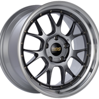 BBS LM-R 19x9.5 5x114.3 ET38 Diamond Black Center Diamond Cut Lip Wheel - 82mm PFS Required