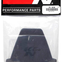 K&N Precleaner Air Filter Wrap Gray - Oval Straight Yamaha - YA-4518XD