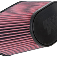 K&N Universal Clamp-On Air Filter 7in x 5-3/16in Flange 10in x 6-1/4in B 6-3/4in x 4-1/2in T 8in H