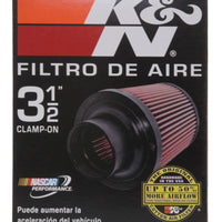 K&N Universal Rubber Filter 3 1/2inch ID FLG / 6inch Base / 4-5/8inch Top / 6inch Height