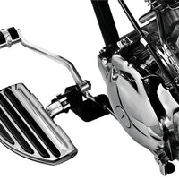 Kuryakyn ISO Conversion Floorboards For Driver Or Passenger With Splined Bracket Chrome