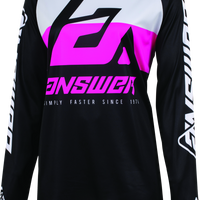 Answer 23 Syncron CC Jersey Black/White/Rhodamine Youth - XL