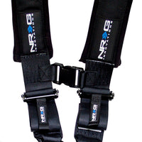 NRG SFI 16.1 5PT 3in. Seat Belt Harness / Latch Link - Black