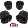 BMR 08-18 Dodge Challenger Aluminum Rear Cradle Bushings Kit - Black Anodized