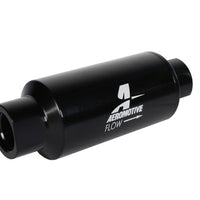 Aeromotive In-Line Filter 10AN 10 Micron Microglass Element Bright-Dip Black 2in OD