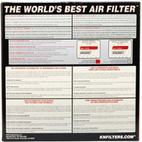 K&N Custom Air Filter - Oval - 11.5in O/S L x 8.125in O/S W x 2in H