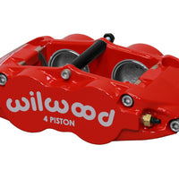 Wilwood Caliper-Narrow Superlite 4R - Red 1.75/1.75in Pistons 1.25in Disc