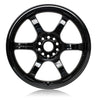 Gram Lights 57DR 17x9.0 +38 5-100 Glossy Black Wheel