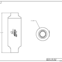 Aeromotive In-Line Filter - (AN-12 ORB) 10 Micron Microglass Element