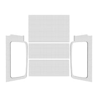 DEI 04-06 Jeep Wrangler LJ Unliminted Headliner Complete Kit - White