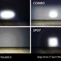 Diode Dynamics SS5 LED Pod Sport - White Spot (Single)