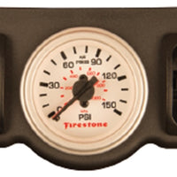 Firestone Pneumatic Dual Pressure Gauge - White Plastic (WR17602574)