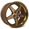 Race Star 92 Drag Star Bracket 15x8 5x4.50BC 5.25BS Racer Bronze Wheel