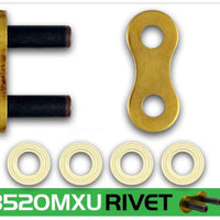 RK Chain GB520MXU-RIVET - Gold