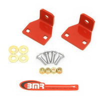 BMR 10-11 5th Gen Camaro Rear Lower Control Arm End Link Mounting Brace - Red