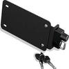 Kuryakyn License Plate Helmet Lock With Mount Black