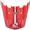 EVS T5 Pinner Visor - Red/White