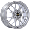 BBS RG-R 17x8 5x120 ET40 CB72.5 Diamond Silver Wheel -82mm PFS/Clip Req