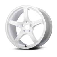 Gram Lights 57CR 18x9.5 +38 5x114.3 Ceramic White Pearl Wheel