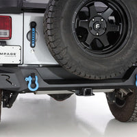 Rampage 07-18 Jeep Wrangler JK (Incl. Unlimited) Trailguard Rear Bumper - Black