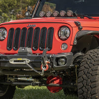 Rugged Ridge 07-18 Jeep Wrangler JK Arcus Front Bumper Set w/Tray & Hooks