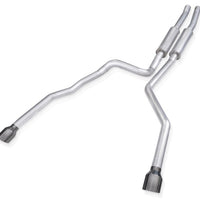 Stainless Works 2021 Ram TRX 6.2L Redline Catback w/ Black Chrome Tips