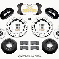 Wilwood Narrow Superlite 6R Front Hub Kit 12.88in Drilled WWE ProSpindle (5x4.75in 5x5.00in Hub)