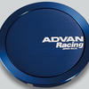 Advan 63mm Full Flat Centercap - Blue Anodized