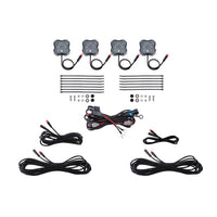 Diode Dyanmics RGBW Rock Light Installer Kit (4-pack)