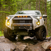 Cali Raised 14-24 Toyota 4Runner Stealth Bumper - No Bull Bar 32In Led Bar Combo W/ Small Switch