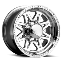 Raceline 888 Renegade 16x8in / 8x165.1 BP / 0mm Offset / 130.81mm Bore - Polished Wheel