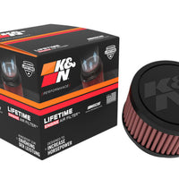 K&N Universal Clamp-On Air Filter 2.25in Flange ID 3.5in OD 2in Height