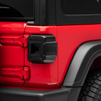 Raxiom 18-22 Jeep Wrangler JL Axial Series Plateau LED Tail Lights- Black Housing (Smoked Lens)