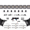 Diode Dynamics Jeep JL SS5 Pro CrossLink Windshield - White Combo Lightbar Kit