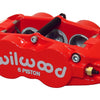 Wilwood Caliper-Narrow Superlite 6R-RH - Red 1.62/1.12/1.12in Pistons 1.25in Disc