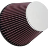 K&N Round Tapered Universal Air Filter 6in Flange ID x 7.5in Base OD x 4.5in Top OD x 6in H