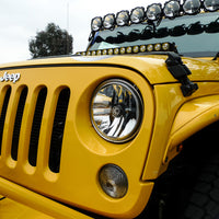 KC HiLiTES 07-18 Jeep JK (Not for Rubicon/Sahara) 7in. Gravity LED DOT Headlight (Pair Pack System)