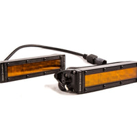 Diode Dynamics 6 In LED Light Bar Single Row Straight SS6 - Amber Wide Light Bar (Pair)