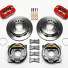 Wilwood Dynapro Low-Profile 11.00in P-Brake Kit - Red Chevy 12 Bolt 2.75in Off w/ C-Clips