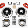 Wilwood Forged Dynalite P/S Park Brake Kit Drilled Red Chevy 12 Bolt-Spec 3.15in Brng