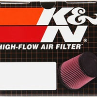 K&N Filter Universal Rubber Round Straight Filter 20 Deg Angled 2-7/16in Flange 3-3/4in OD 5in H