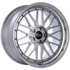 BBS LM 19x8.5 5x120 ET32 Diamond Silver Center Diamond Cut Lip Wheel -82mm PFS/Clip Required