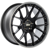 BBS CH-RII 21x10.5 5x120 ET35 Satin Black Center Platinum Lip SS Rim Prot Wheel -82mm PFS/Clip Req