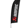 Akrapovic Self-standing flag set